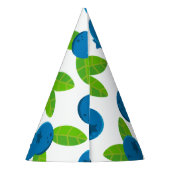 フレッシュブルーベリーパターン パーティーハット (裏面)