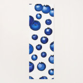 フレッシュブルーベリーパターン ヨガマット (裏面)