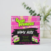 フレッシュプリンセスの誕生日招待状 招待状 (スタンド正面)