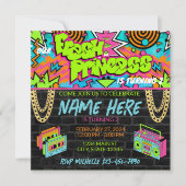 フレッシュプリンセス誕生日招待状 招待状 (正面)