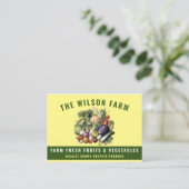 フレッシュプロデュース農家名刺 名刺 (スタンド正面)