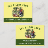 フレッシュプロデュース農家名刺 名刺 (正面/裏面)