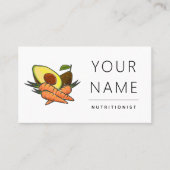 フレッシュベジエフルーツガベツ栄養士ダイエット 名刺 (正面)