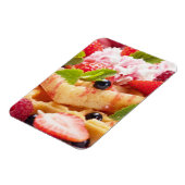 フレッシュベリーフルーツのワッフルケーキ マグネット (左側)