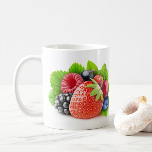 フレッシュベリー コーヒーマグカップ (ドーナツ)