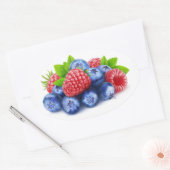 フレッシュベリー 楕円形シール (封筒)