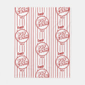 フレッシュポップコーンホームシアター フリースブランケット (正面)