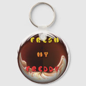 フレッシュマイフレディアートプリント キーホルダー (正面)