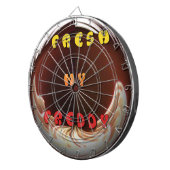 フレッシュマイフレディアートプリント ダーツボード (正面右)