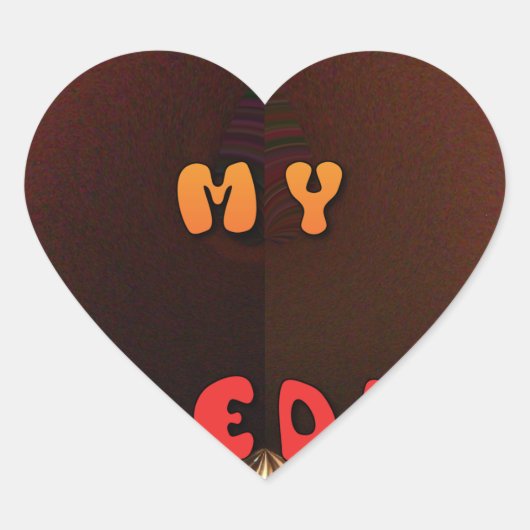 フレッシュマイフレディアートプリント ハートシール (正面)