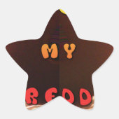 フレッシュマイフレディアートプリント 星シール (正面)