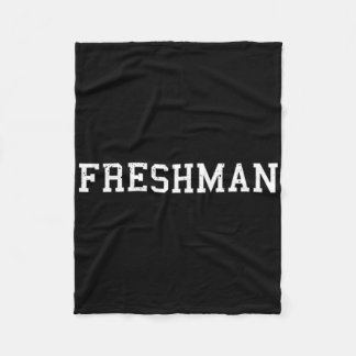 フレッシュマンTシャツプリントCkトゥースクール フリースブランケット