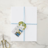 フレッシュマーケットシトラスレモンブライダルシャワーありがとう ギフトタグ (より糸付き)