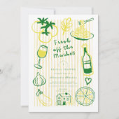 フレッシュマーケット セレブレーションシャワー 招待状 (正面)