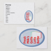 フレッシュミルクティーロッタボトル 名刺 (正面/裏面)