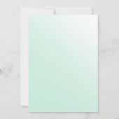 フレッシュミントスクリプト フェイス ホープ＆ラブ ウェディング 招待状 (裏面)