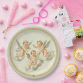 フレッシュミントロココケルブクラウドパーティープレート ペーパープレート (パーティー)