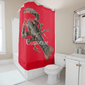 フレッシュメインロブスターサンダー_コーブ シャワーカーテン (インサイチュ)