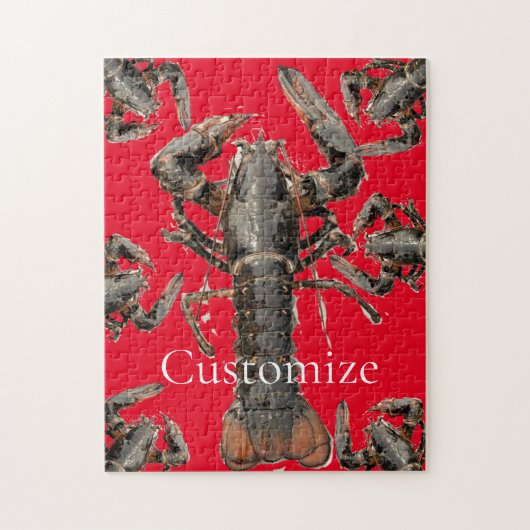 フレッシュメインロブスターサンダー_コーブ ジグソーパズル (縦)