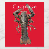 フレッシュメインロブスターサンダー_コーブ ワインラベル (シングルラベル)