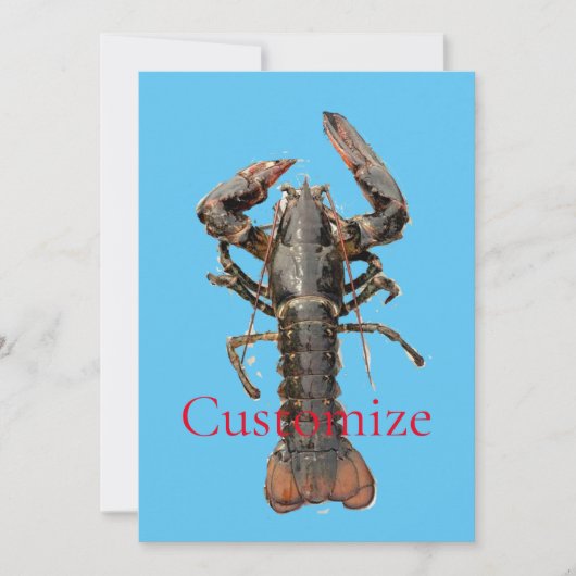 フレッシュメインロブスターサンダー_コーブ 招待状 (正面)