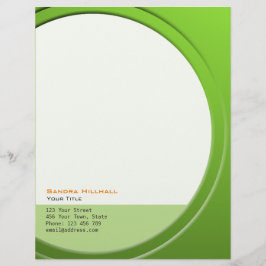 フレッシュメタリック幾何学任意の文字と色 レターヘッド