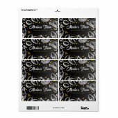 フレッシュモダンエッグイラストレーション – エッグカートンラベル ラベル (フルシート)