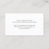 フレッシュモダンシザーヘアカラフルスタイリストロイヤリティ ロイヤリティカード (裏面)