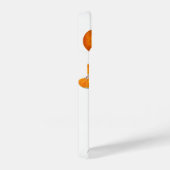 フレッシュモダンシトラスオレンジ iPhoneケース (右側面)