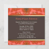 フレッシュモダンスターディナーパーティの招待状 招待状 (裏面)