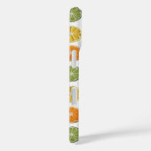 フレッシュモダンミニマルクロシェ柑橘類スライスのパターン Case-Mate iPhoneケース (裏面 / 右)