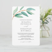 フレッシュユーカリ葉ブネ結婚ス 招待状 (スタンド正面)