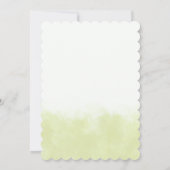 フレッシュライム シトラス 男女兼用 ベビーシャワー 招待状 (裏面)