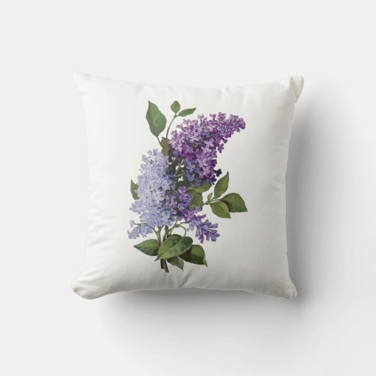 フレッシュライラックフランスのスカントリーホームデコール クッション (正面)