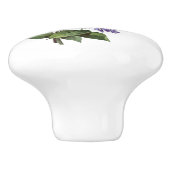 フレッシュライラックフランスのスカントリーホームデコール セラミックノブ (側面)