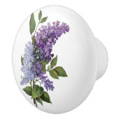 フレッシュライラックフランスのスカントリーホームデコール セラミックノブ (右)