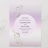 フレッシュラベンダー招待状 (正面/裏面)