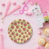 フレッシュレッドアップル紙プレート ペーパープレート (パーティー)