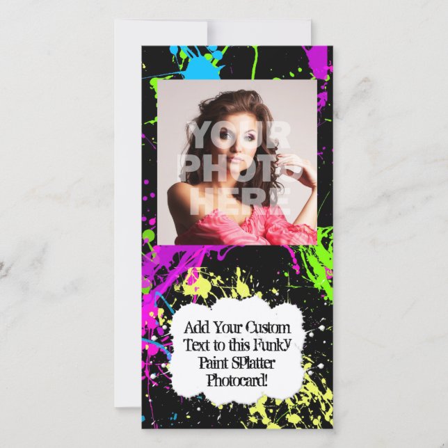 フレッシュレトロネオン絵を描（ばちゃばちゃ）跳ねるオンブラック (正面)