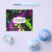 フレッシュレトロネオン絵を描（ばちゃばちゃ）跳ねるオンブラック チラシ (シングル)