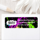 フレッシュレトロネオン絵を描（ばちゃばちゃ）跳ねるオンブラック ラベル (インサイチュ)