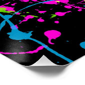 フレッシュレトロネオン絵を描(ばちゃばちゃ)跳ねる ポスター (コーナー)