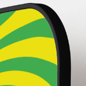 フレッシュレモネード光学錯覚ボルテックスモノグラム ピックルボールラケット (左詳細)