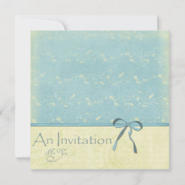 フレッシュレモンつる植物オンロビンズエッグブルー 招待状