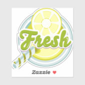 フレッシュレモンのステッカー シール (シート)