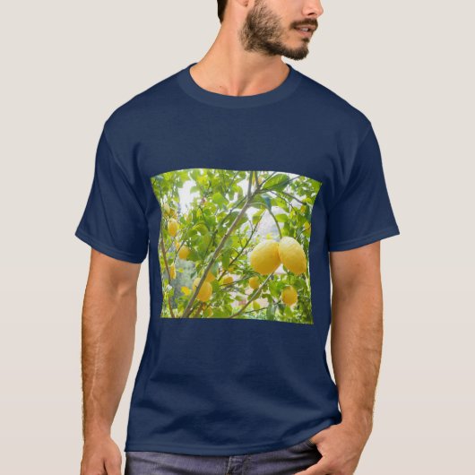 フレッシュレモンの木 サマープリント Tシャツ (正面)