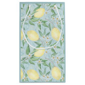 フレッシュレモンイエロー柑橘類 スモールペーパーバッグ (裏面)