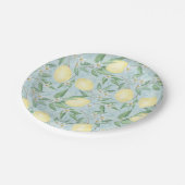 フレッシュレモンイエロー柑橘類 ペーパープレート (アングル)