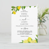 フレッシュレモンガーデン | メインスクイーズブライダルシャワー 招待状 (スタンド正面)