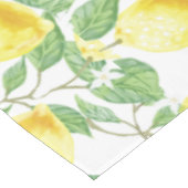フレッシュレモンシトラスプリントキッチン/ダイニング テーブルクロス (アングル)